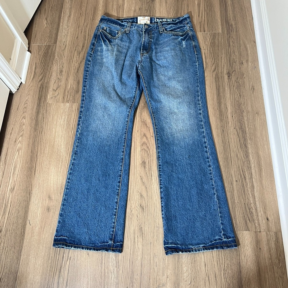Ocean Pacific OP Y2K‎ Bootcut Jeans Distressed Skater Baggy Vintage Wash
